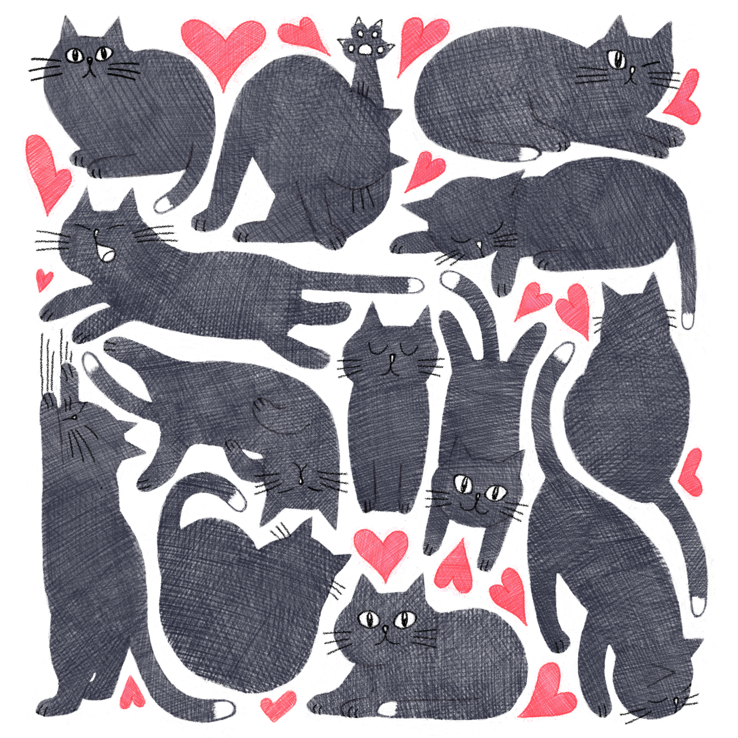 Lucky 13 Black Cat T shirts