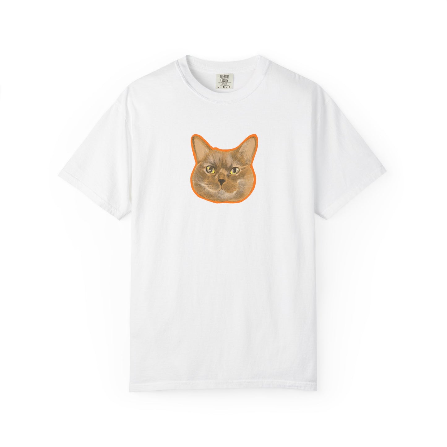 Tortoise Cat Face T-Shirt | Cute Cat Portrait Tee
