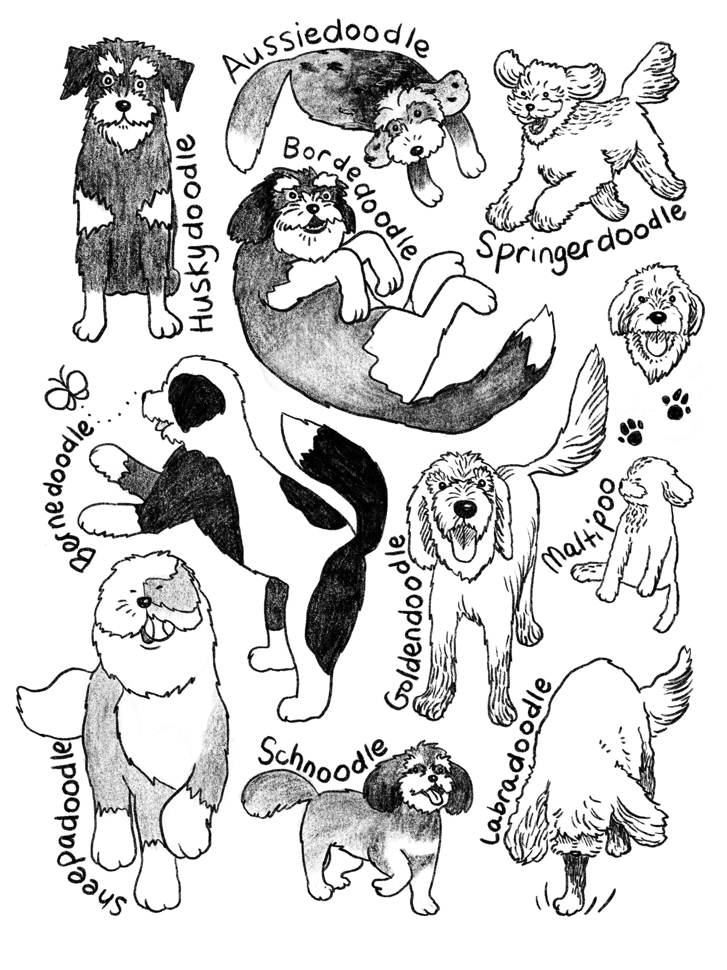 Doodle Party Tee Shirts